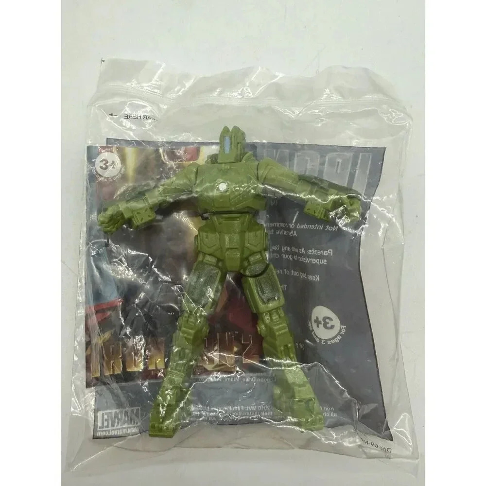 2010 Iron Man 2 Marvel Burger King Cyclone Spinning Robot New Factory Sealed